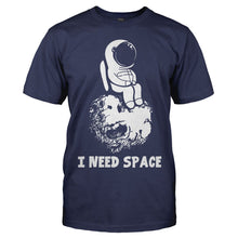 Load image into Gallery viewer, I Need Space - T Shirt - men_navy_369ab65c-993f-491b-b2c7-d81a54cc0200