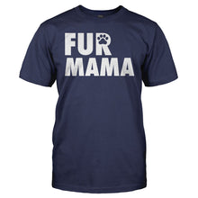 Load image into Gallery viewer, Fur Mama - T Shirt - men_navy_3f774844-a012-45d7-a4ab-c9500fb72749