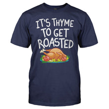 Load image into Gallery viewer, It's Thyme To Get Roasted - T Shirt - men_navy_479d0c0d-5d93-4da0-bc06-3e11b63c8ae1
