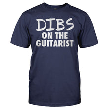 Load image into Gallery viewer, Dibs On The Guitarist - T Shirt - men_navy_630f1f18-1f1e-46b5-9178-6c530113aea1