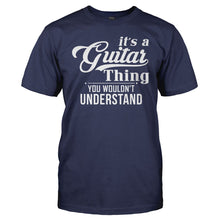 Load image into Gallery viewer, It's A Guitar Thing, You Wouldn't Understand - T Shirt - men_navy_6e624d7c-3940-4d74-9b50-a22d4e889ba7