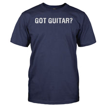 Load image into Gallery viewer, Got Guitar? - T Shirt - men_navy_7a463f0c-eab9-4c82-9f41-17fdadad5f3b