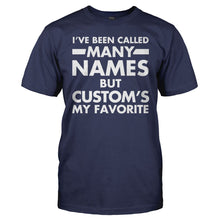 Load image into Gallery viewer, I've Been Called Many Names, But (custom's) My Favorite - Personalized - T Shirt - men_navy_80c6874c-1bdf-4b7a-991f-0ef2e853c8b4