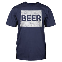 Load image into Gallery viewer, Colorado Beer - T Shirt - men_navy_944ece15-bb3c-41c1-aa89-b953122ca1c8