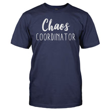 Load image into Gallery viewer, Chaos Coordinator - T Shirt - men_navy_9ef7bc28-cd02-4698-93ee-787c18d2f83d