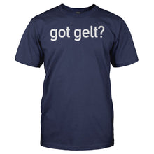 Load image into Gallery viewer, Got Gelt? - T Shirt - men_navy_aced88c3-af84-49ae-9af5-fb3a52da9551
