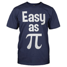 Load image into Gallery viewer, Easy As Pi - T Shirt - men_navy_b685734f-3cb7-4a46-81cb-cdc9085ba1aa