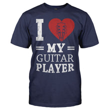 Load image into Gallery viewer, I Love My Guitar Player - T Shirt - men_navy_c418e13a-e808-423e-9542-13717883419e
