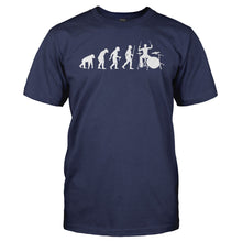 Load image into Gallery viewer, Evolution - Drummer - T Shirt - men_navy_cd2d2280-5e48-4cb5-9aae-b173672c868b