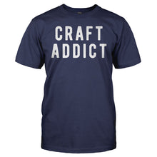 Load image into Gallery viewer, Craft Addict - T Shirt - men_navy_e13cda42-18d0-44e8-a36e-4d33bde58514