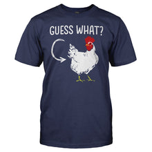Load image into Gallery viewer, Guess What? Chicken Butt - T Shirt - men_navy_f4c16849-c749-45b0-aa63-51e6602aa0f9