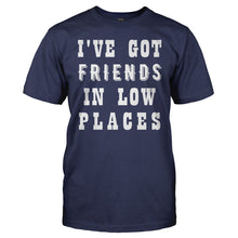 Load image into Gallery viewer, I've Got Friends In Low Places - T Shirt - men_navyblue_1f80e2b1-0700-4598-b6af-caa47d9e1b21