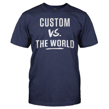 Load image into Gallery viewer, (Custom) Vs The World - T Shirt - men_navyblue_42ea21f7-2fe5-4598-8a70-8eaced78f5ff