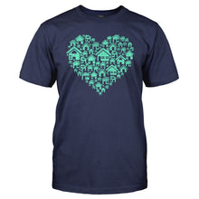 Load image into Gallery viewer, Home Heart - T Shirt - men_navyblue_9924505f-792e-4097-84e6-ca9faab592aa