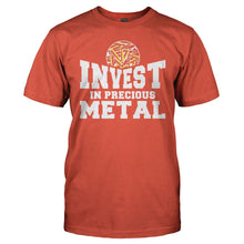 Load image into Gallery viewer, Invest in Precious Metal - T Shirt - men_orange_614d6e1c-b375-426c-8b58-0e1f86e896e2