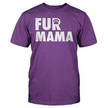 Load image into Gallery viewer, Fur Mama - T Shirt - men_purple_0264ad0e-73b9-475a-898f-5131ada1c0d8