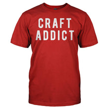 Load image into Gallery viewer, Craft Addict - T Shirt - men_red_0b3cd632-a2d4-42c5-9423-ae4ff1fe8865