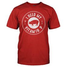 Load image into Gallery viewer, I Need My Vitamin P - T Shirt - men_red_8e20d407-05e8-449b-baf5-2be1dcdf890a