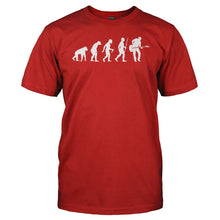 Load image into Gallery viewer, Evolution - Guitar - T Shirt - men_red_cda3e53d-39cb-43ab-84a4-52f623e9b06a