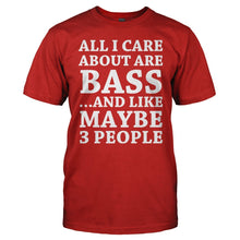 Load image into Gallery viewer, All I Care About Is Playing Bass - T Shirt - men_red_f1f36f7d-c861-44e9-bac2-e0fe78046ae9