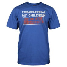 Load image into Gallery viewer, Embarrassing My Children, Just One Of My Services - T Shirt - men_royal_02c05cea-5e69-428d-9920-a7188fe1ac86