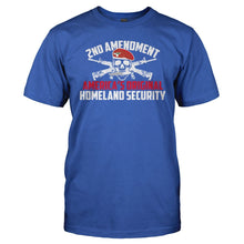 Load image into Gallery viewer, 2nd Amendment - America's Original Homeland Security - T Shirt - men_royal_02f7cb44-1f33-43c6-a4b2-fb601e0471d9