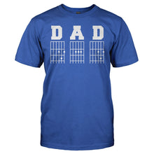 Load image into Gallery viewer, Guitar DAD - T Shirt - men_royal_1ddf2e9c-33fd-41ad-82b0-4c60ec77f4d4