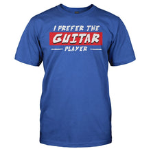Load image into Gallery viewer, I Prefer the Guitar Player - T Shirt - men_royal_3f30f54b-c5ae-4cdb-8929-fbef6f2debec