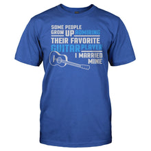 Load image into Gallery viewer, I Married My Favorite Guitar Player - T Shirt - men_royal_5f67ceb3-da58-4b63-aa34-7aec12774ea1