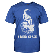 Load image into Gallery viewer, I Need Space - T Shirt - men_royal_60cf86d0-3f81-4f1c-a7cd-da9317f1fe0b