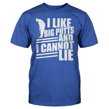 Load image into Gallery viewer, I Like Big Putts and I Cannot Lie - T Shirt - men_royal_681eb7db-1182-4229-bf47-6e7d528edda5