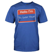 Load image into Gallery viewer, Hello I'm With The Guitar Player - T Shirt - men_royal_75e25445-8e67-495f-b777-b3c61c1ff6c5