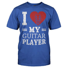 Load image into Gallery viewer, I Love My Guitar Player - T Shirt - men_royal_a144357c-3ebf-46ac-bc1b-f7863b39ef93