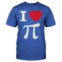 Load image into Gallery viewer, I Love Pi - T Shirt - men_royal_a75b1fc8-f775-4d8a-9925-05e3699d27f3