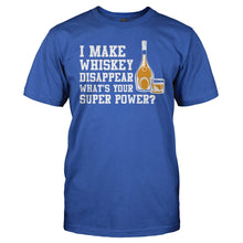 Load image into Gallery viewer, I Make Whiskey Disappear - T Shirt - men_royal_b14d0c3b-4ae0-43c5-9d3b-813de47e9068