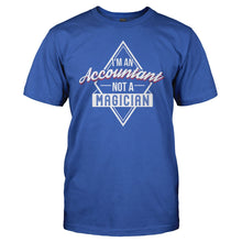Load image into Gallery viewer, I'm an Accountant, Not a Magician - T Shirt - men_royal_cfb7fa4e-eec6-46db-bba8-fca5e5b22429