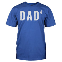 Load image into Gallery viewer, Dad To The Fourth Power - T Shirt - men_royal_d84939a2-e723-468c-a108-b2fd09fb4deb