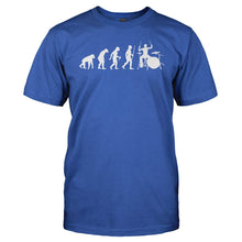 Load image into Gallery viewer, Evolution - Drummer - T Shirt - men_royal_d8af6b84-3e20-41ae-bd0b-3aa16d334f26
