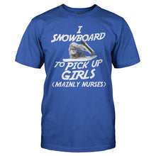 Load image into Gallery viewer, I Snowboard To Meet Women - T Shirt - men_royal_e5f6bc33-c20b-4b50-a206-9cee2c4f42ed