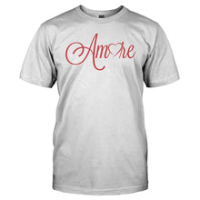 Load image into Gallery viewer, Amore - T Shirt - men_white_4b1f4b2a-1a65-437e-b84b-e7265c2e9563