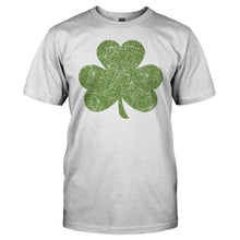 Load image into Gallery viewer, Distressed Shamrock - T Shirt - men_white_9809729d-b872-467d-8a6f-5cb27617b80f