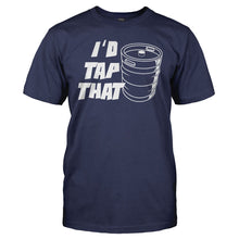 Load image into Gallery viewer, I'd Tap That - Keg - T Shirt - navy_1a9742cf-705d-4597-adb0-b0cc04a78516