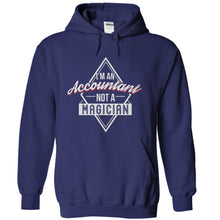 Load image into Gallery viewer, I'm an Accountant, Not a Magician - T Shirt - navyblue_00b70283-9f3f-4e4b-a3d9-75433ed2e44b