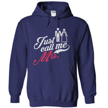 Load image into Gallery viewer, Just Call Me Mrs. - T Shirt - navyblue_01a19194-74aa-489d-9a00-9e2dde108b4a