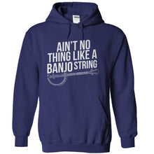Load image into Gallery viewer, Ain't No Thing Like a Banjo String - T Shirt - navyblue_06bd36af-2d8a-4653-9701-30cbd6f66c16