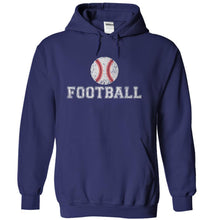 Load image into Gallery viewer, Football - Baseball - T Shirt - navyblue_0a0943b7-dfba-4823-b57a-e17bf107693f