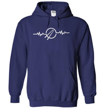 Load image into Gallery viewer, Drums Heartbeat - T Shirt - navyblue_0ae08161-7581-41f2-aa8e-2587c576040e