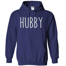 Load image into Gallery viewer, Hubby - T Shirt - navyblue_0c0650f2-25d1-4195-978a-ea2d7627402c