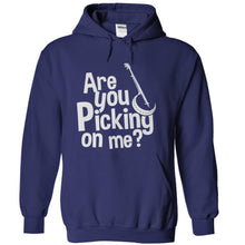 Load image into Gallery viewer, Are You Picking On Me - Banjo - T Shirt - navyblue_0e010f28-8de3-4198-9557-61cded8b9d41