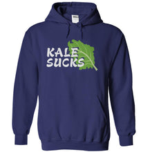 Load image into Gallery viewer, Kale Sucks - T Shirt - navyblue_1d2db2b7-6fe9-47bc-ac42-bbde0da50858